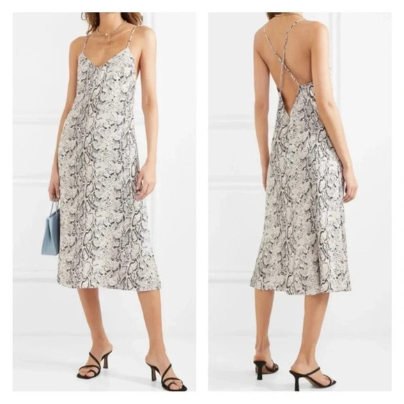 Reformation Kat snake print midi dress - Picture 1 of 12